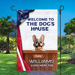 Personalized Frenchie Garden Flag – Welcome To The Dog's House