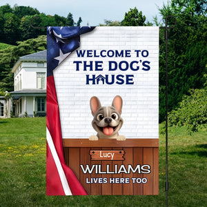 Personalized Frenchie Garden Flag – Welcome To The Dog's House