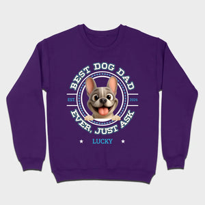 Bespoke French Bulldog Basic Tee – Custom Name Best Dog Dad Ever
