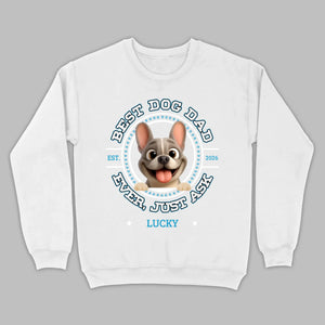 Bespoke French Bulldog Basic Tee – Custom Name Best Dog Dad Ever