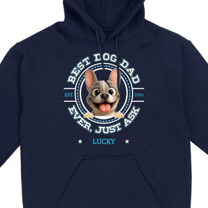 Bespoke French Bulldog Basic Tee – Custom Name Best Dog Dad Ever