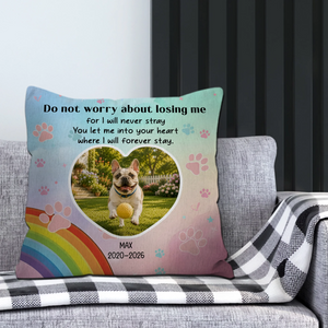 Unique Frenchie Pillow Gift For Dog Lovers – Do Not Worry About Losing Me