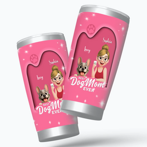 Custom Frenchie Tumbler – Best Dog Mom Ever Gift For Dog Lovers