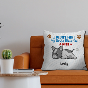 Personalized French Bulldog Pillow – I Didn't Fart Custom Name