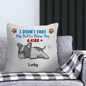 Personalized French Bulldog Pillow – I Didn't Fart Custom Name