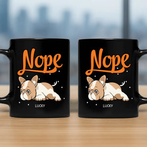 Personalized French Bulldog Mug – Funny Lazy Lying Dog Gift