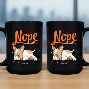 Personalized French Bulldog Mug – Funny Lazy Lying Dog Gift