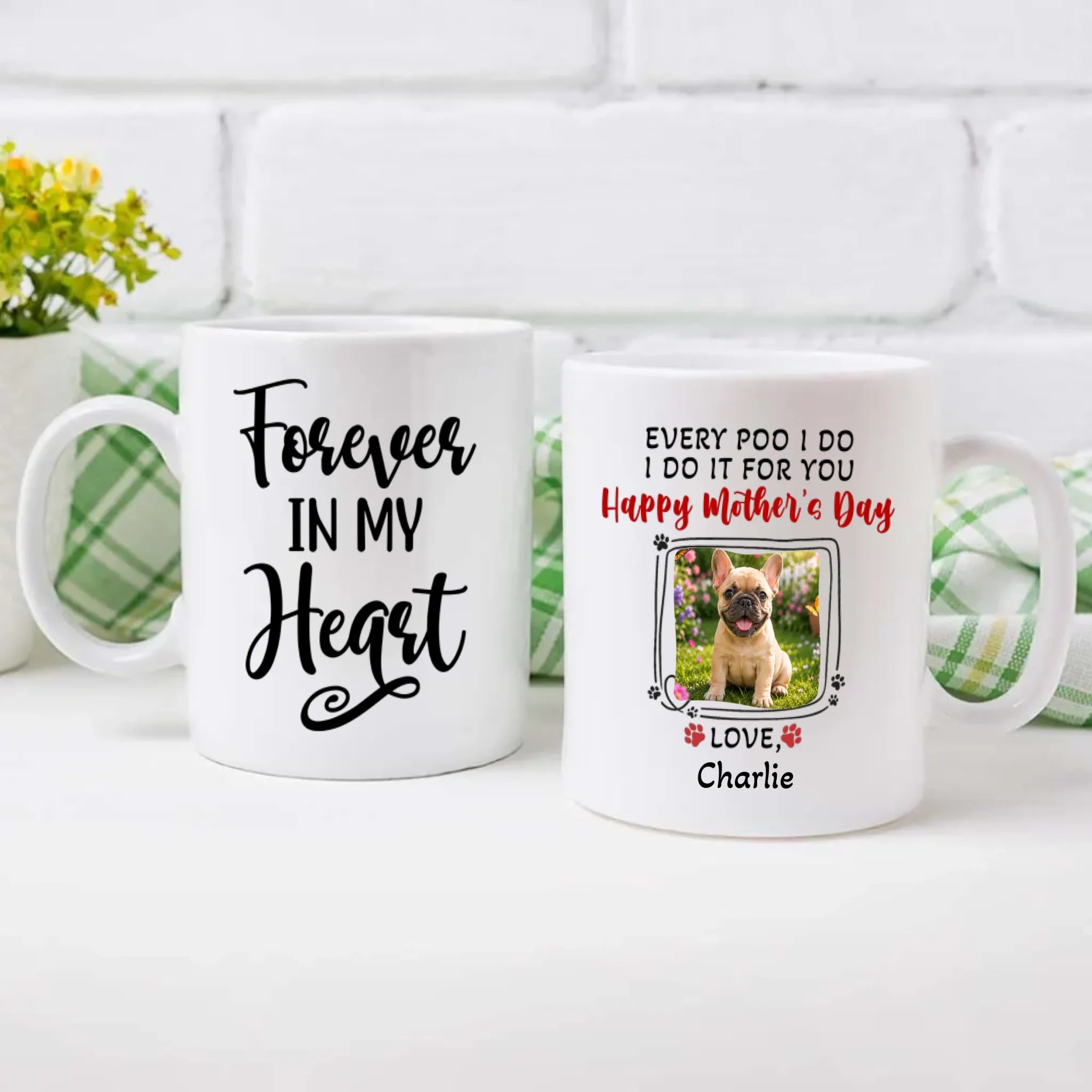 Customized French Bulldog Mug – Every Poo I Do Dog Mom Gift