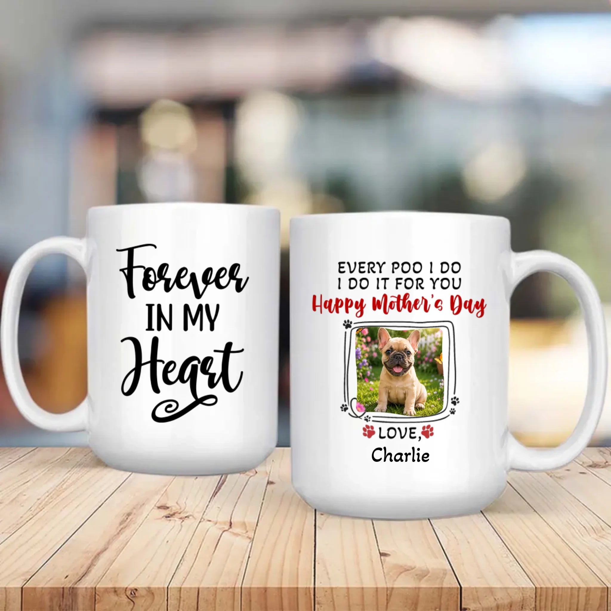 Customized French Bulldog Mug – Every Poo I Do Dog Mom Gift