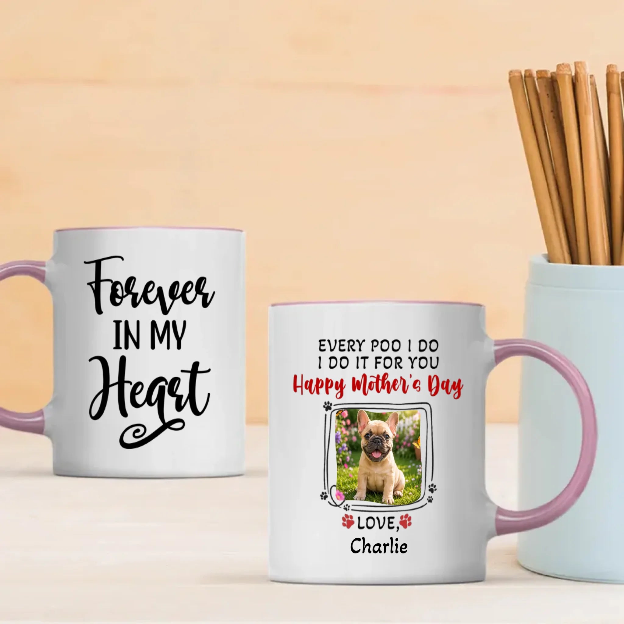 Customized French Bulldog Mug – Every Poo I Do Dog Mom Gift