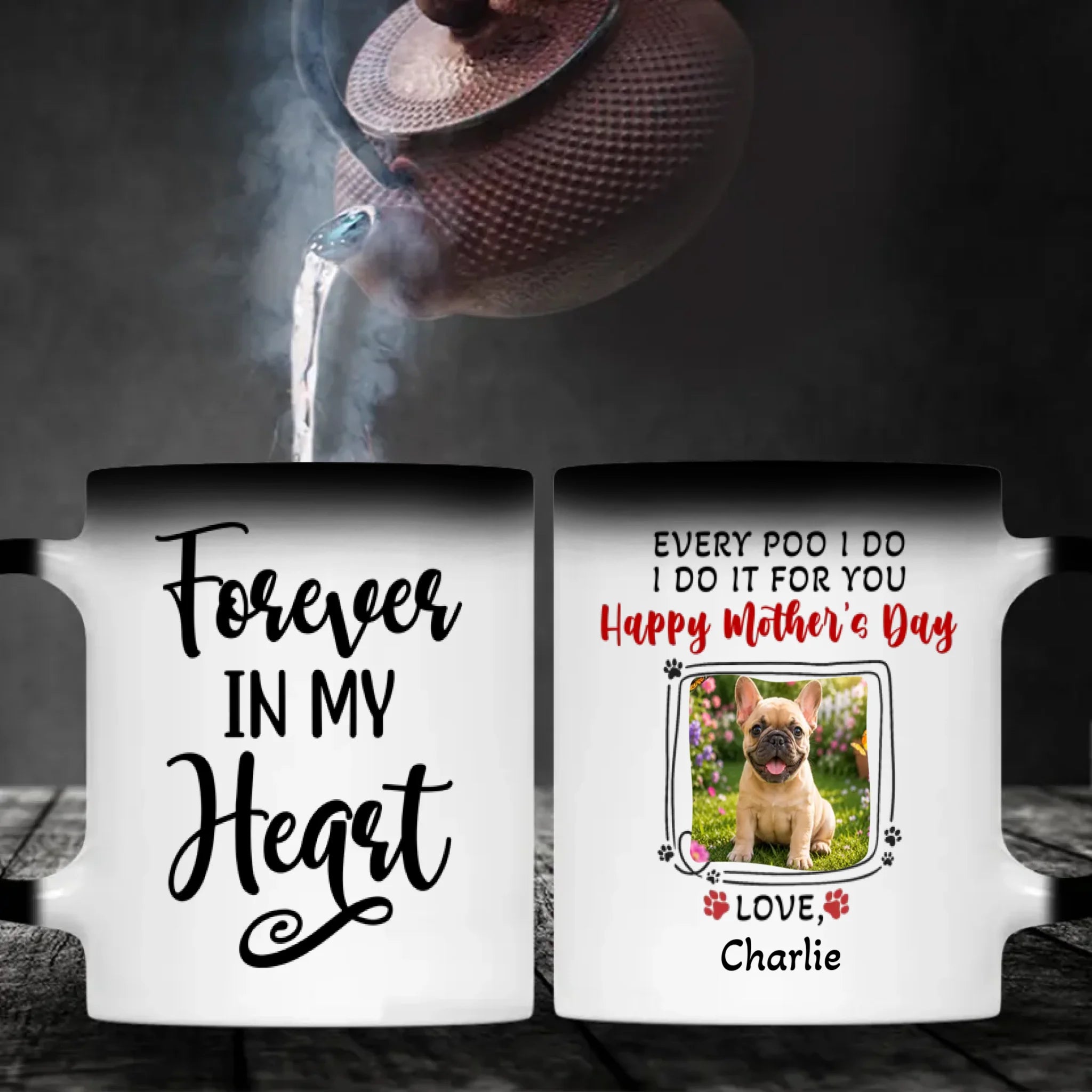 Customized French Bulldog Mug – Every Poo I Do Dog Mom Gift