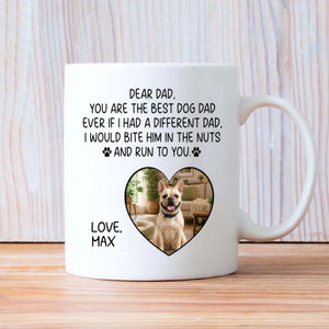 Custom French Bulldog Lover Mug - You Are The Best Dog Dad Ever Photo Present