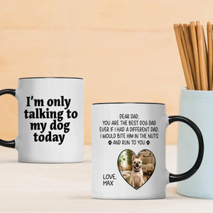 Custom French Bulldog Lover Mug - You Are The Best Dog Dad Ever Photo Present