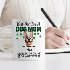 Customized French Bulldog Mug – Or Irish Or Drunk Dog Mom Gift