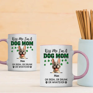 Customized French Bulldog Mug – Or Irish Or Drunk Dog Mom Gift