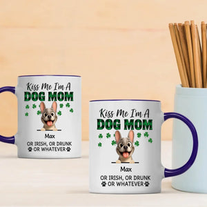 Customized French Bulldog Mug – Or Irish Or Drunk Dog Mom Gift