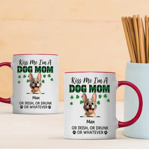 Customized French Bulldog Mug – Or Irish Or Drunk Dog Mom Gift