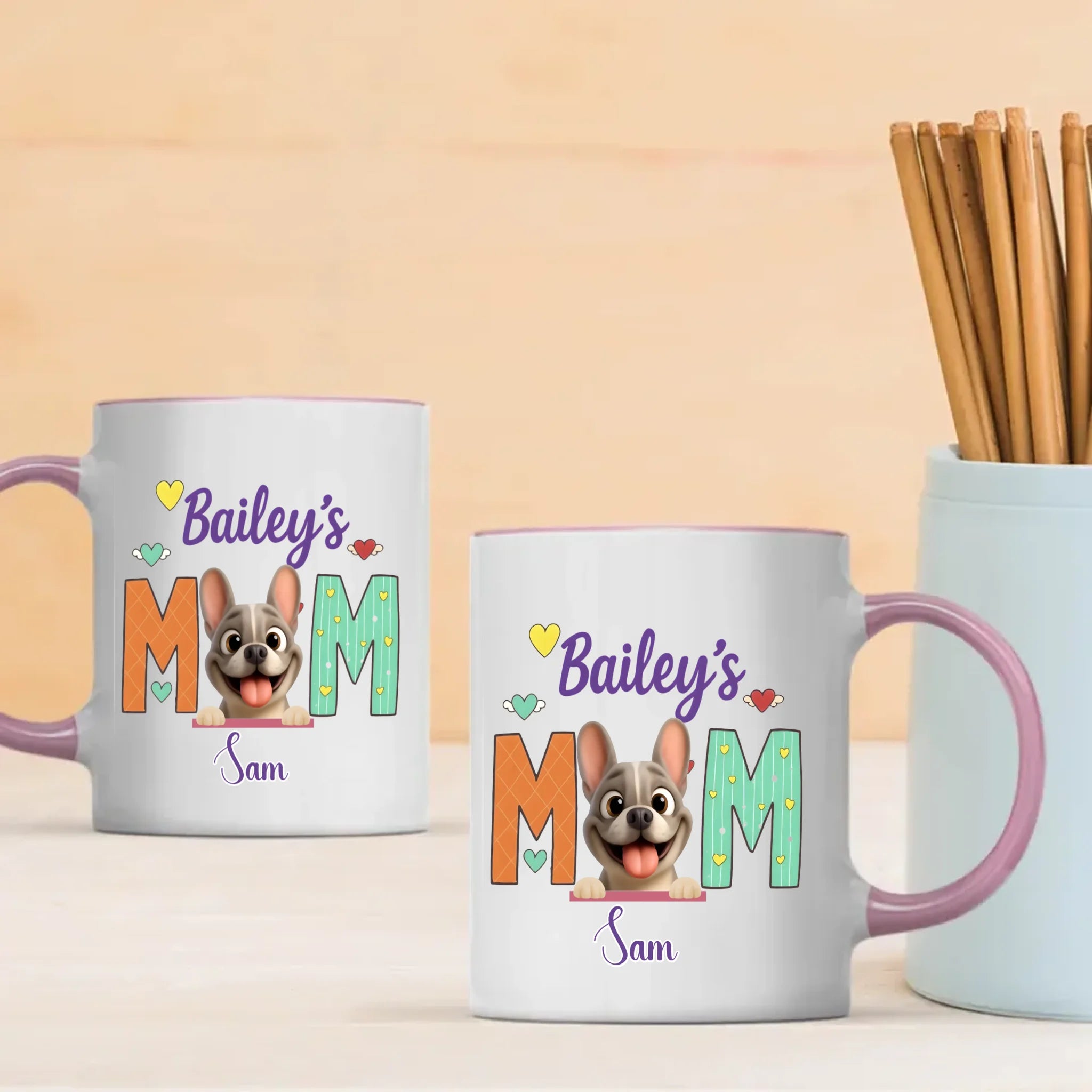 Bespoke French Bulldog Mug – Present For Dog Mom