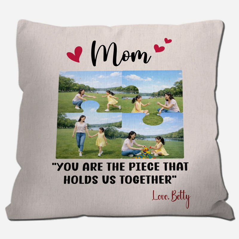 Unique Mom Personalized Picture Pillow with Name – Gift For Mommy