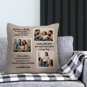 Unique Family Personalized Pillow – Hug And Hold Gift