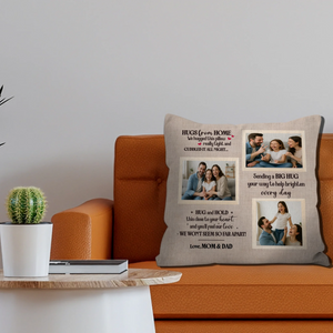 Unique Family Personalized Pillow – Hug And Hold Gift