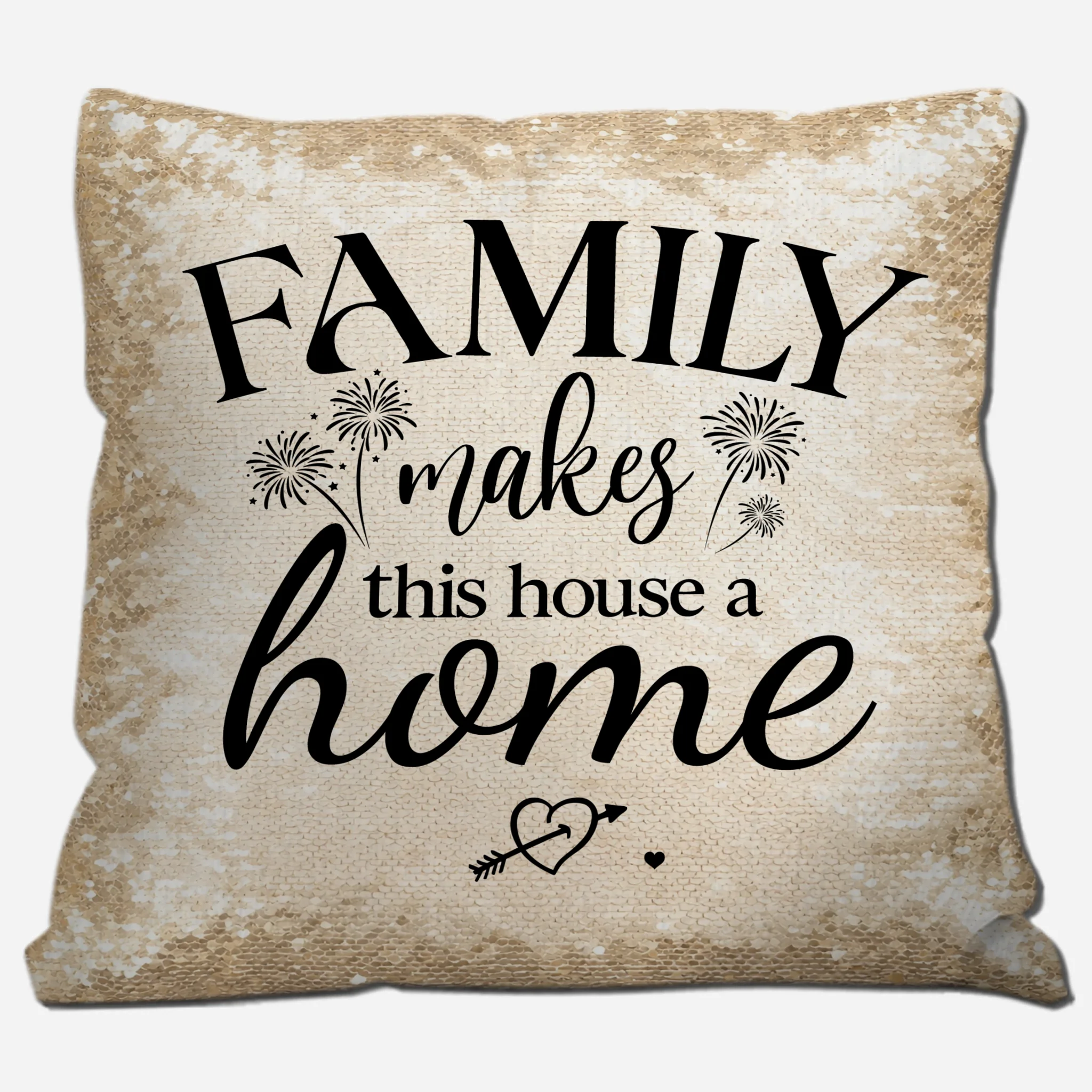 Personalized Family Makes This House A Home Throw Pillow – Special Gift For Family