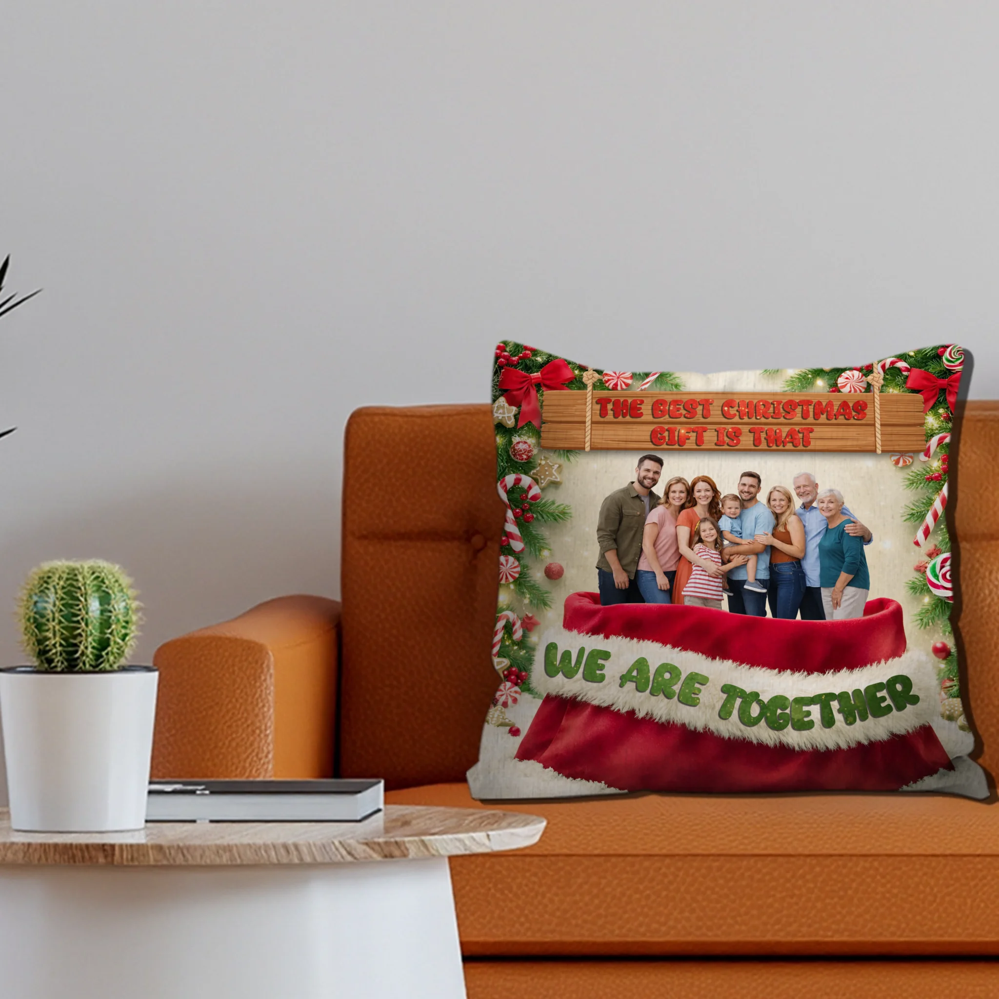 Bespoke Santa Claus Present Bag Pillow for Family – Custom Christmas Holiday Gift