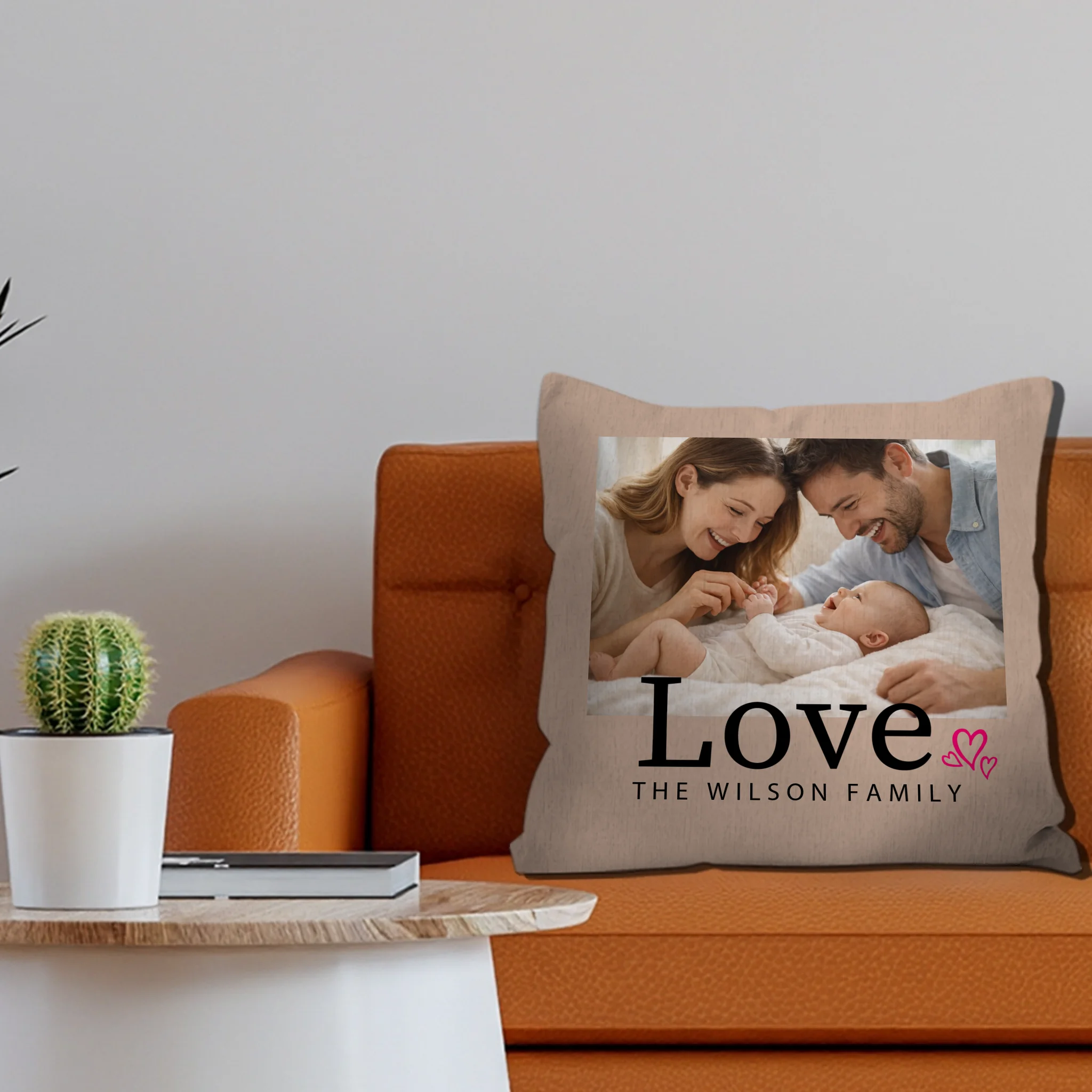 Custom Picture Pillow – Special Love Decor Present For Family