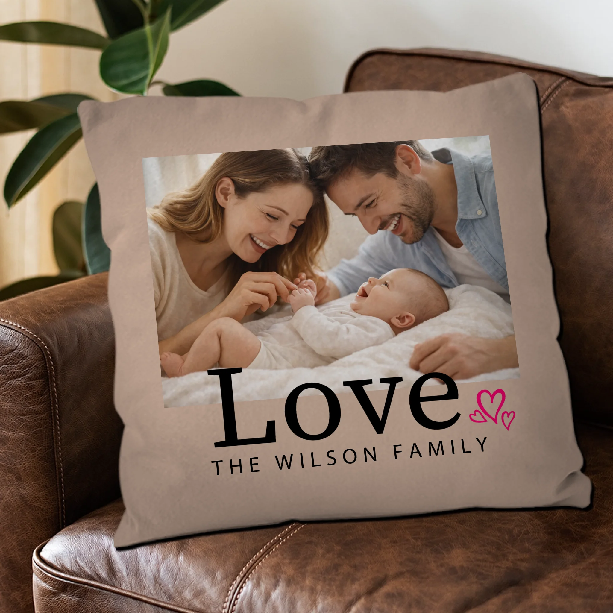 Custom Picture Pillow – Special Love Decor Present For Family