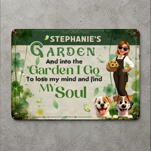Weatherproof Vintage Garden Metal Signs – Gardeners And Dog Lovers Gift Bespoke