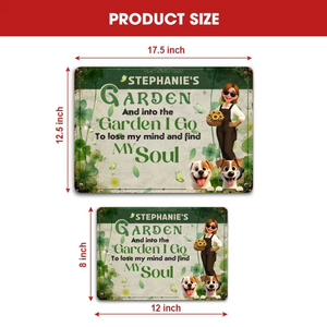 Weatherproof Vintage Garden Metal Signs – Gardeners And Dog Lovers Gift Bespoke