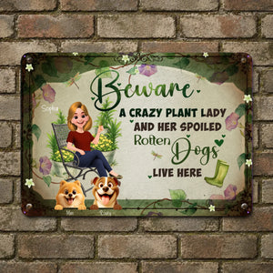 Customized Purple Morning Glory Yard Decor – Funny Outdoor Wall Metal Signs For Gift