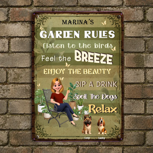 Customized Metal Signs Decor – Funny Outdoor Wall Signs For Gardeners