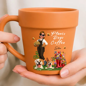 Personalized PLant Pot Ceramic Mug – Unique Gift For Gardeners