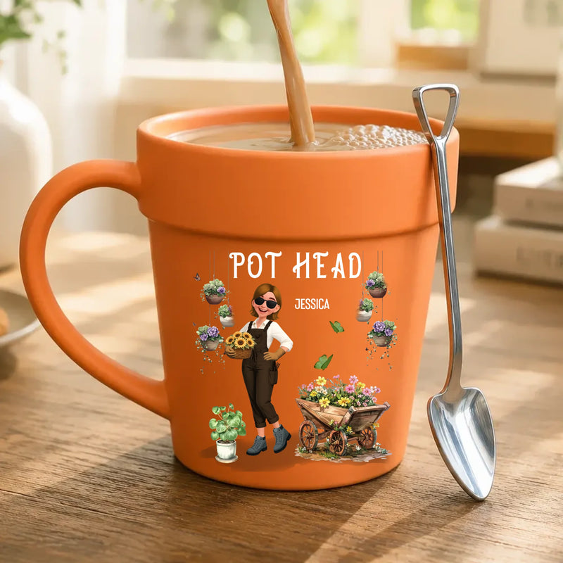 Bespoke Plant Pot Ceramic Mugs – Custom Name Mugs For Gardeners