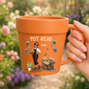 Bespoke Plant Pot Ceramic Mugs – Custom Name Mugs For Gardeners