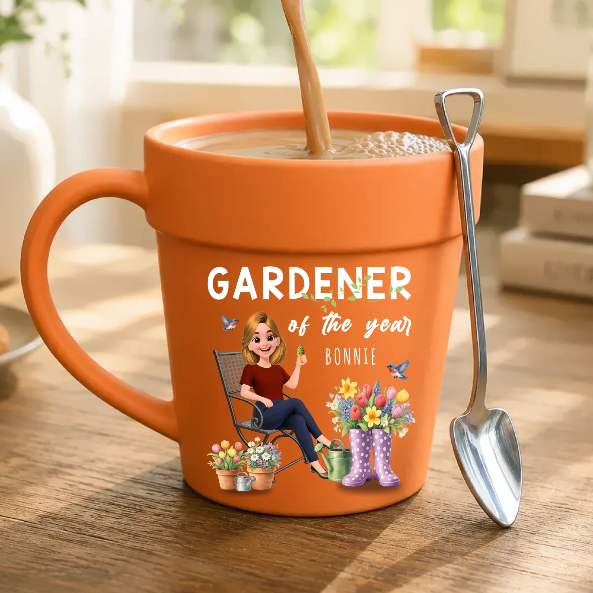 Bespoke Gardener Of The Year Ceramic Mugs – For Garden Lover Gift