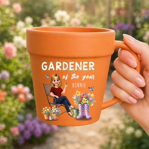 Bespoke Gardener Of The Year Ceramic Mugs – For Garden Lover Gift