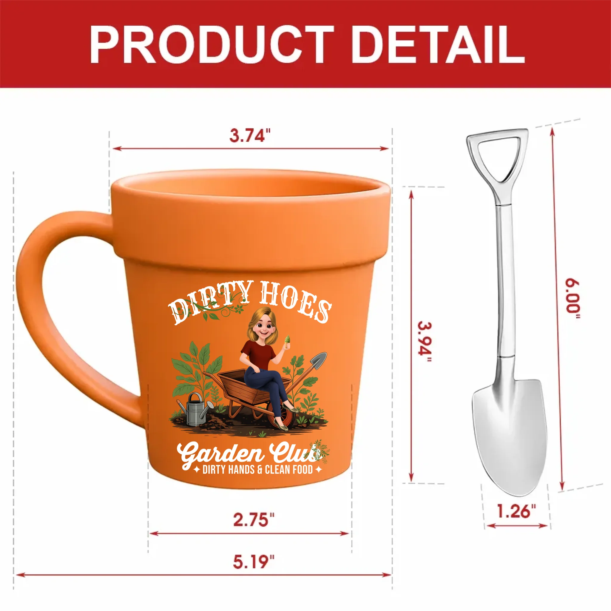 Personalized Plant Pot Mugs - Funny Dirty Hoes Garden Club