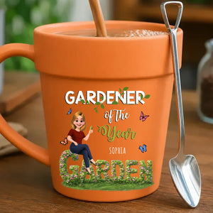 Unique Floral Garden – Customized Plant Pot Ceramic Mugs