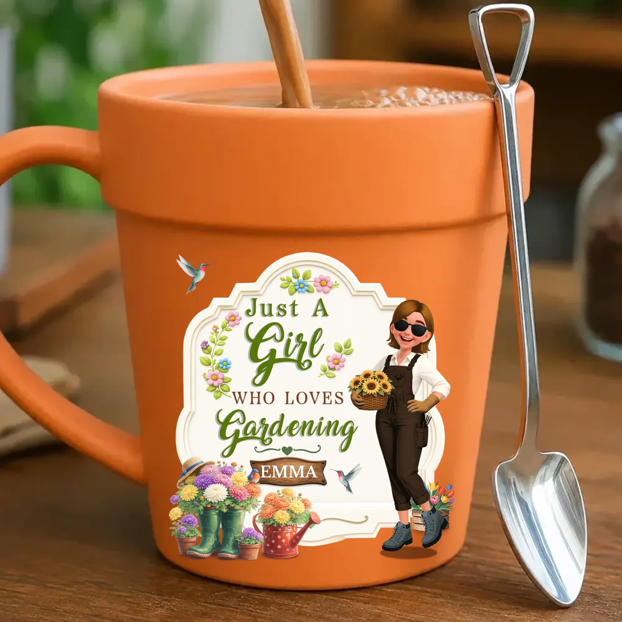 Bespoke Plant Pot Ceramic Mugs – Vintage Gift For Gardeners