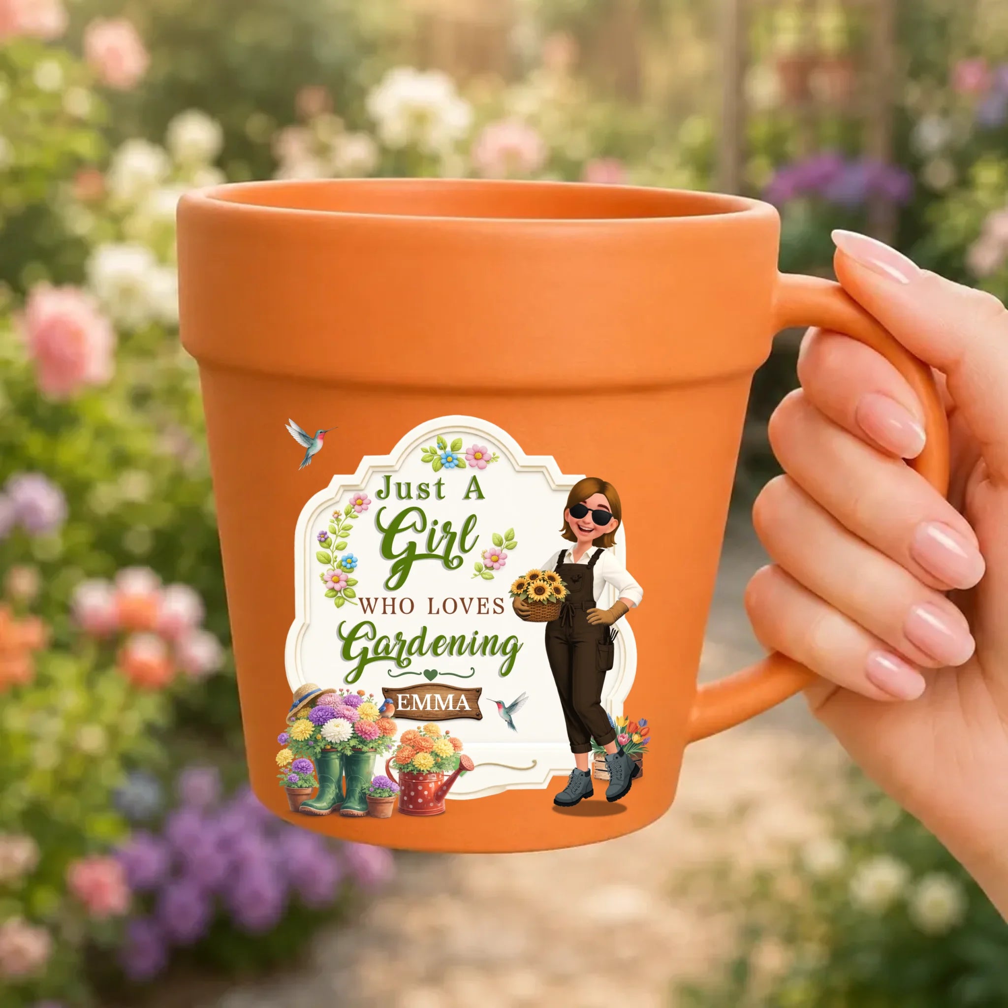 Bespoke Plant Pot Ceramic Mugs – Vintage Gift For Gardeners