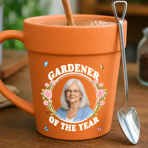 Unique Plant Pot Ceramic Mugs – Custom Photo And Birth Flower