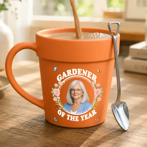 Unique Plant Pot Ceramic Mugs – Custom Photo And Birth Flower