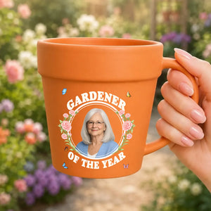 Unique Plant Pot Ceramic Mugs – Custom Photo And Birth Flower