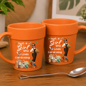 Customized Plant Pot Ceramic Mugs – Unique Name Gift For Gardeners
