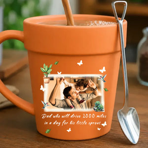 Plant Pot Ceramic Mugs – Unique Present For Dad