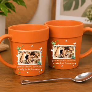 Plant Pot Ceramic Mugs – Unique Present For Dad