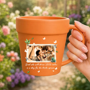 Plant Pot Ceramic Mugs – Unique Present For Dad