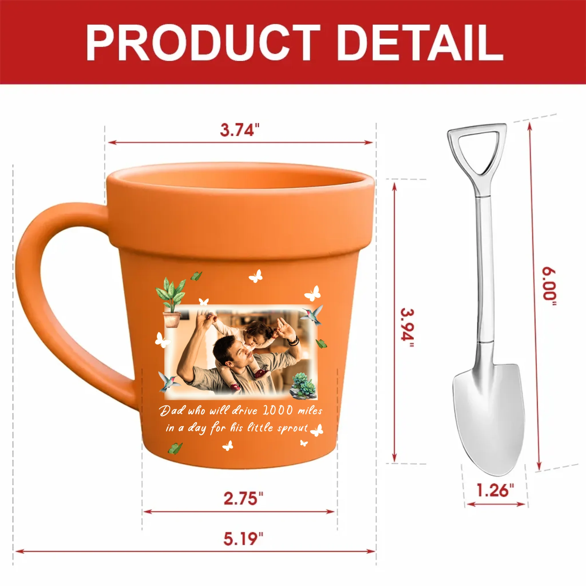 Plant Pot Ceramic Mugs – Unique Present For Dad